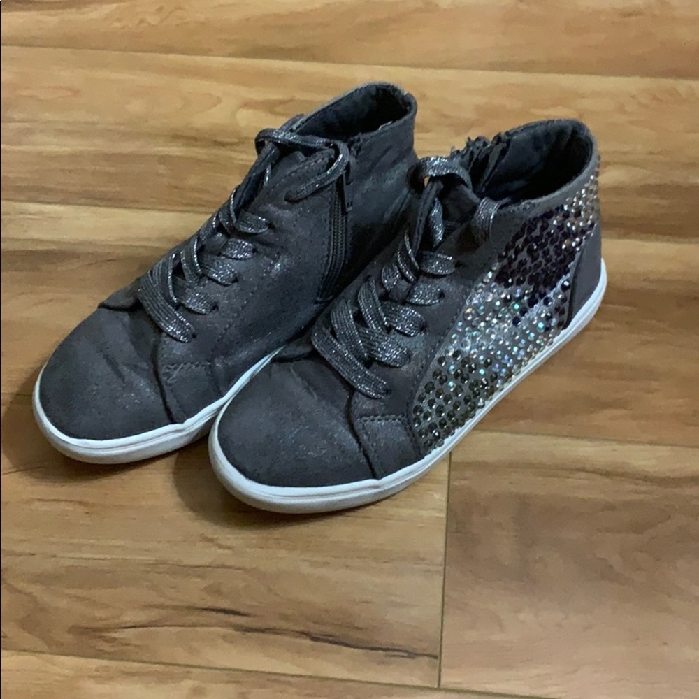 Sparkly High Top Sneakers